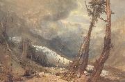 J.M.W. Turner, Mer de Glace,in the Valley of Chamouni,Switzerland